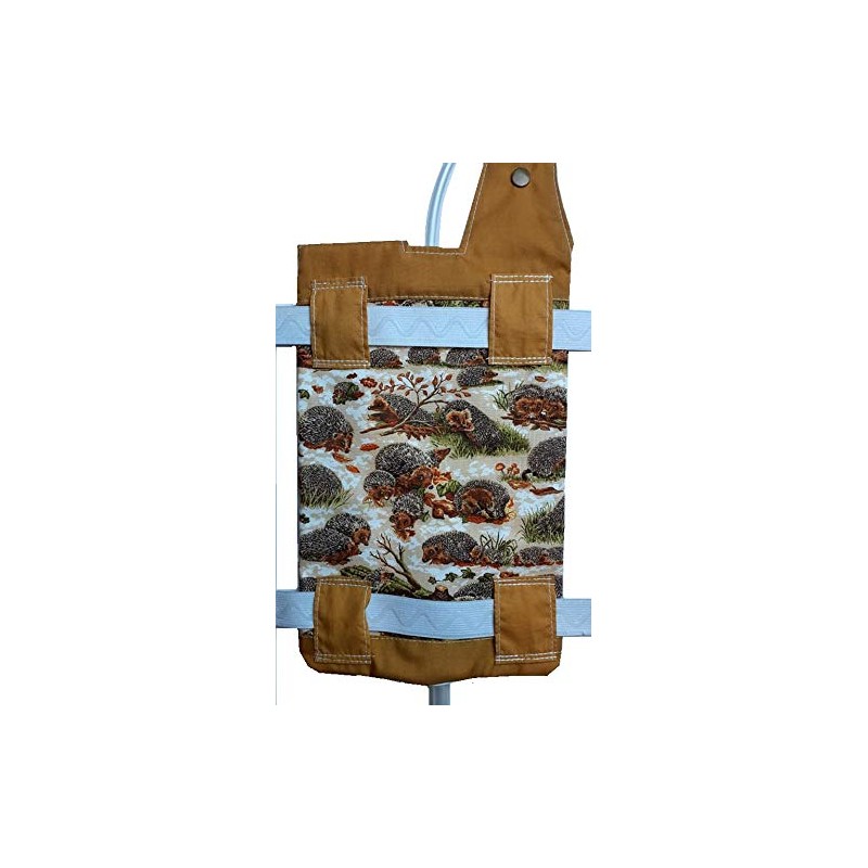 Catheter Leg Bag Holder. Cover. Hedgehogs.