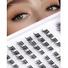Onlyall Lash Clusters Eyelash Extensions Pre-styled False Eyelashes Clusters Natural
