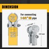 VIVIDA 1-3/8" End Rail T Clamps, Chain Link Fence T