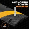 xpose safety Concrete Anchors Set with 4"" Lag Bolt, Lag