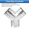 TOP-VIGOR 5" Inch to 5" Inch Y Shape Duct Splitter,