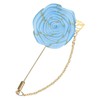 M METERXITY Rose Brooch Pin Cloth Rose Flower with Gold