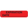 Pharmex 1-Y "Expiration Date" Permanent Paper Label, 1 9/16" x