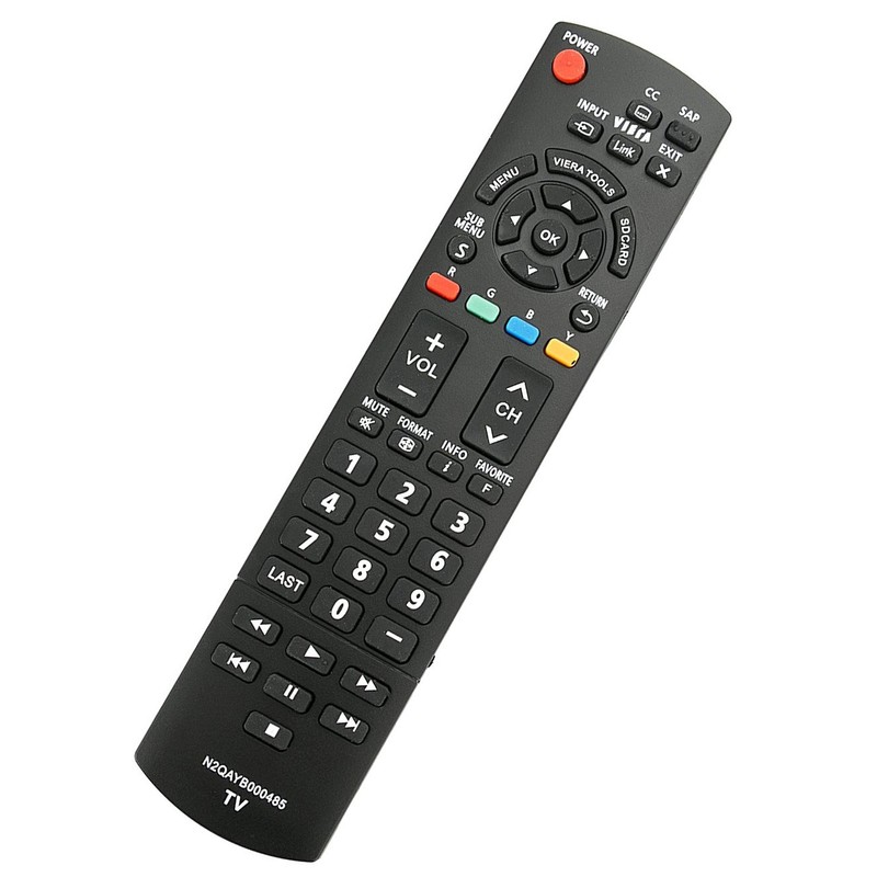N2QAYB000485 Remote Replacement for 99% Panasonic LCD LED Plasma Viera