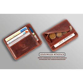 Matador Magic Wallet CC-66, antique brown, Vintage