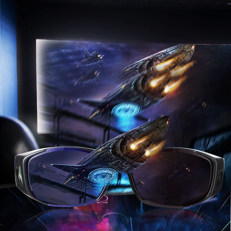 BBTO 2 Pieces 3D Movie Game Glasses Red Blue 3D