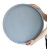 Gurfuy Round Ottoman Table Tray Round-24 - Rustic Wooden Serving