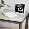 8in Digital Alarm Clock Photo Frame 800x600 Large Font Adjustable