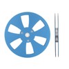1/4 7 Inch Empty Reel 6 Hole Aluminum Alloy Open