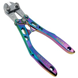 SK11 SPIDER SPD-B250P Aluminum Bolt Clipper, Bend Handle, Rainbow Titanium, 9.8 inches (250 mm)