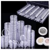 Osuter Coin Capsules Storage Plastic Coin Holder with Storage Box