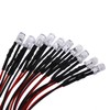 10 x 5 mm LED, 5 V, blue, with 20