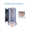 CPU Heatsink Copper and Aluminum 4 Heat Pipes 12mm RGB