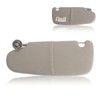 ZONFANT Grey Left Driver Side Sun Visor without Sunroof Compatible