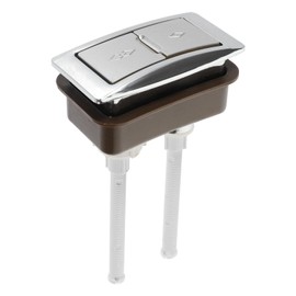 Dual Flush Button Replacement: Toilet Lid Button Flushing Toilet Tank Button Flush Valve Button Toilet Water Tank Parts Toilet Replacement Button Buttons Switch Dual Push Toilet Button