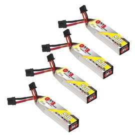GAONENG 4PCS GNB 530mAh 2S 7.6V 90C HV LiPo Battery with XT30 Plug for 60-130mm Brushless FPV Drone Emax Tinyhawk II Mico FPV Racing Drone Quadcopter