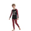 VENTELAN Matching Family Pajamas Glow in The Dark Christmas Clothes