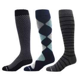 Dr. Motion - 3 pares de rodilleras de compresión para hombre de 8 a 15 mmHg (paquete de 10)