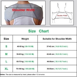 Double Shoulder Support Brace Strap Joint Sport Gym Arthritis Protector Wraps Adjustable Double Shoulder Brace, Sizes S-XL, Ergonomic Design, Unisex