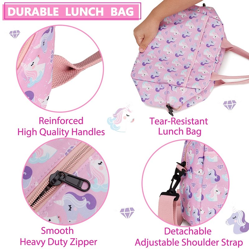 VONXURY - Bolsa térmica para el almuerzo con diseño de