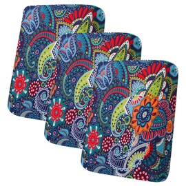 hyha Printed Couch Cushion Covers, Floral Sofa Cushion Covers, Magic Sofa Covers Washable, Stretch Couch Covers for 3 Cushion Couch, Pattern Sofa Slipcovers(3 Cushion Sofa, Paisley)