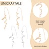 UNICRAFTALE about 2 Pairs 2 Colors Irregular Geometric Line Statement