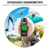 Digital Handheld Anemometer, Air Flow Gauge for Measuring Wind Speed,