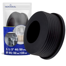 Sleeve for connecting the siphon seal to the pipe HT 1 1/2 inch diameter 55/32 mm x 33 mm for connection 40/50 mm MONTERAL