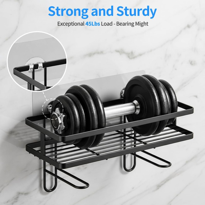 IOMDRWU Elegant Shower Caddy Adhesive Replacement, 6 PCS Strong Waterproof