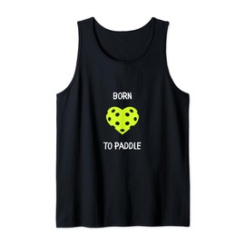 Pickleball Born to Paddle | Heart Pickleball Tank Top
