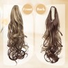 Benehair Claw Clip in Ponytail Hair Extensions 18 Inches Long