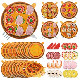 Halloscume 16 Set Pizza Tic Tac Toe Game 5.91 x 5.91" Pizza Party Favors Turtle Party Games Birthday Supplies Goodie Bags Decoration Gift for Kids Boys Girls