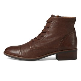 Comfortiva® Cordia Non-Slip Boots for Women – Leather Upper – Mesh Lining – Pillowtop® Memory Foam Cocoa Brown 9 W (D)