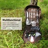 Camping Cooking Utensil Bag Polyester Fiber Multifunctional Portable Camping Cookware