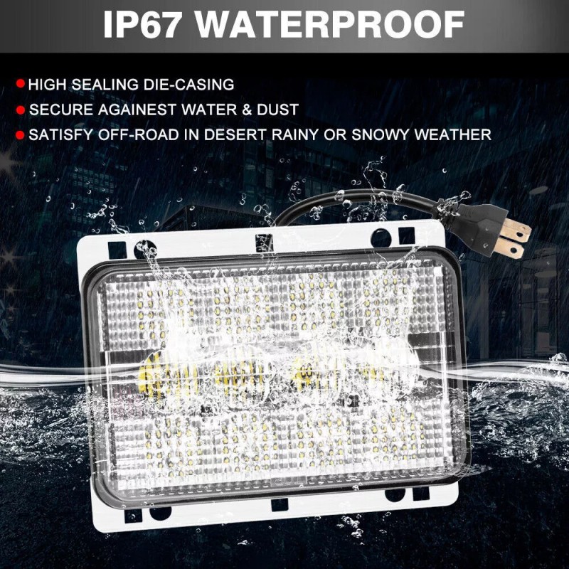 usstockeverything LED Headlights Hood Light For John Deere 6030 Series: 6230,