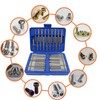 50pcs Extra Long Security Bit Set,Screwdriver Bit Set, Extra Long