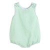 Lil cactus Baby Boys and Girls Green Seersucker Bubble Romper,