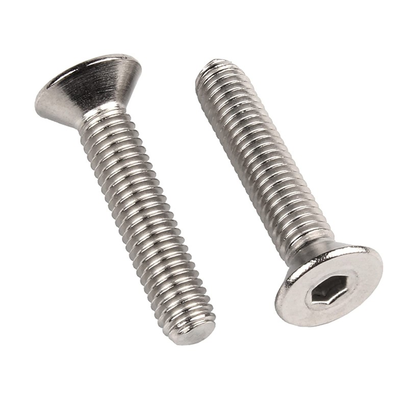 M4-0.7 x 10mm Flat Head Socket Cap Screws Bolts, Stainless