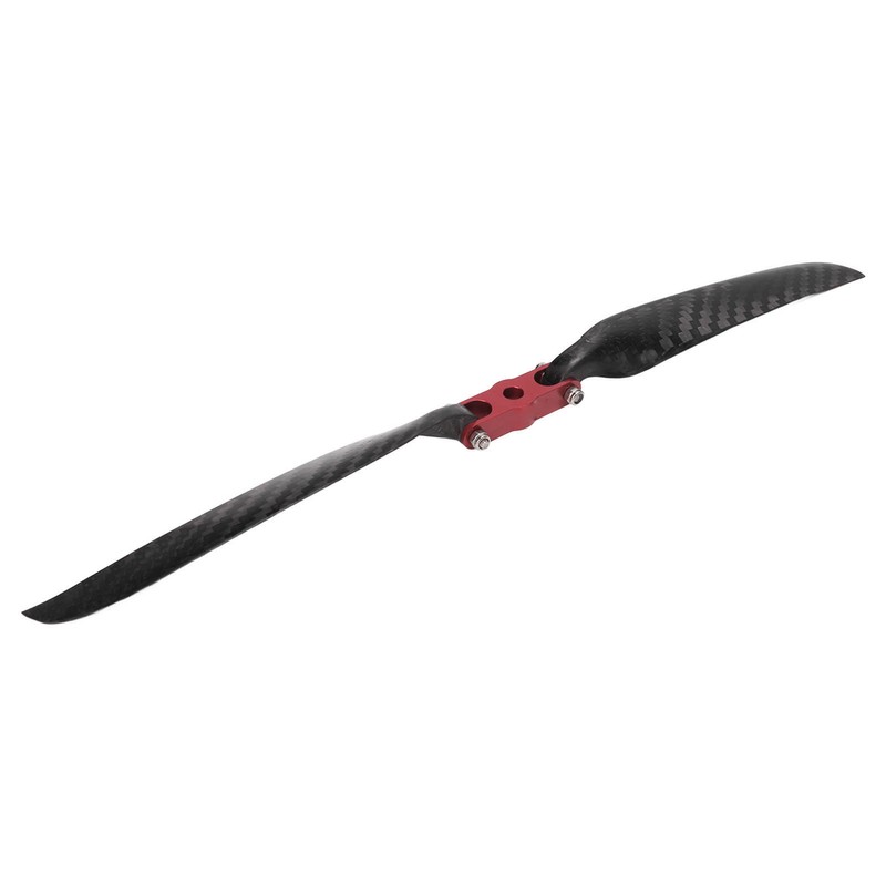 2 Blades RC Airplane Folding Propeller with Adapter Ring Carbon
