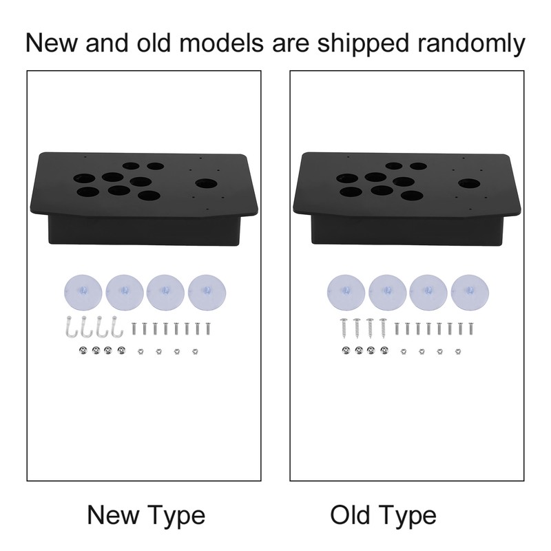 Black DIY Set Kits Acrylic Panel and Inclined Cases Replacement