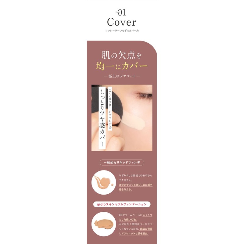 qiolo Base Makeup and Skin Care Essence in One! Medicated