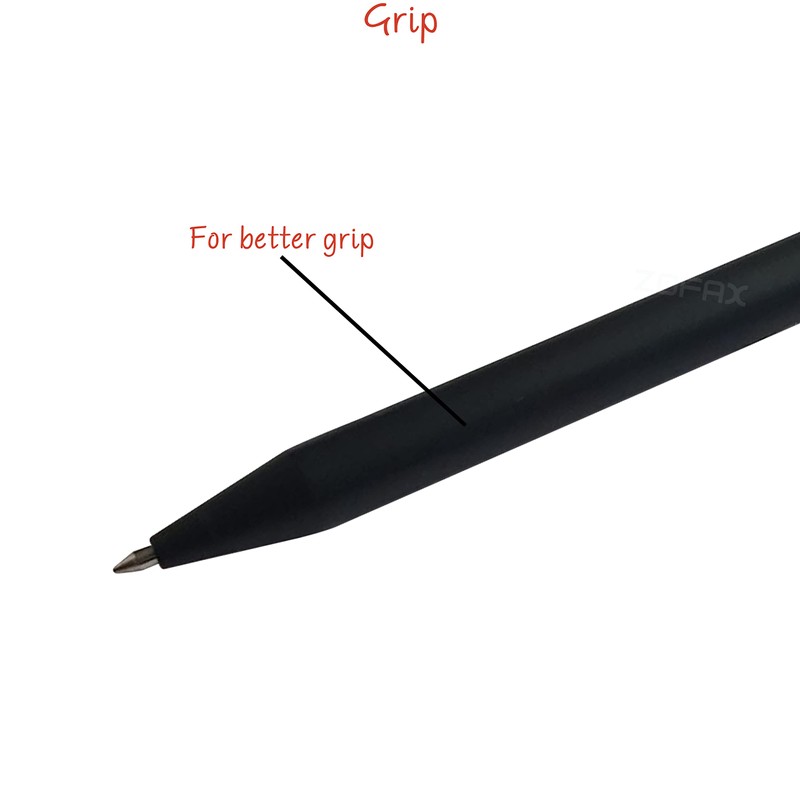 RADIUS O-Second Gel Pens, BLACK, 0.7mm Fine Point, Pack of