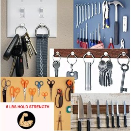 LIGHTSMAX Key Holder for Light Switch Magnetic Key Rack (6 pcs)