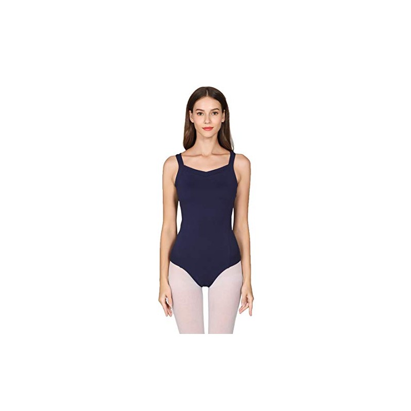 (X-Large, Navy Blue) - ModLatBal Women's Camisole with Cross Straps