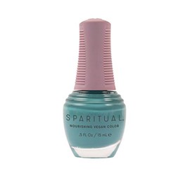SPARITUAL Nourishing Vegan Nail Color | Healing Laughter 0.5 fl oz | One-Step Nail Polish Formula