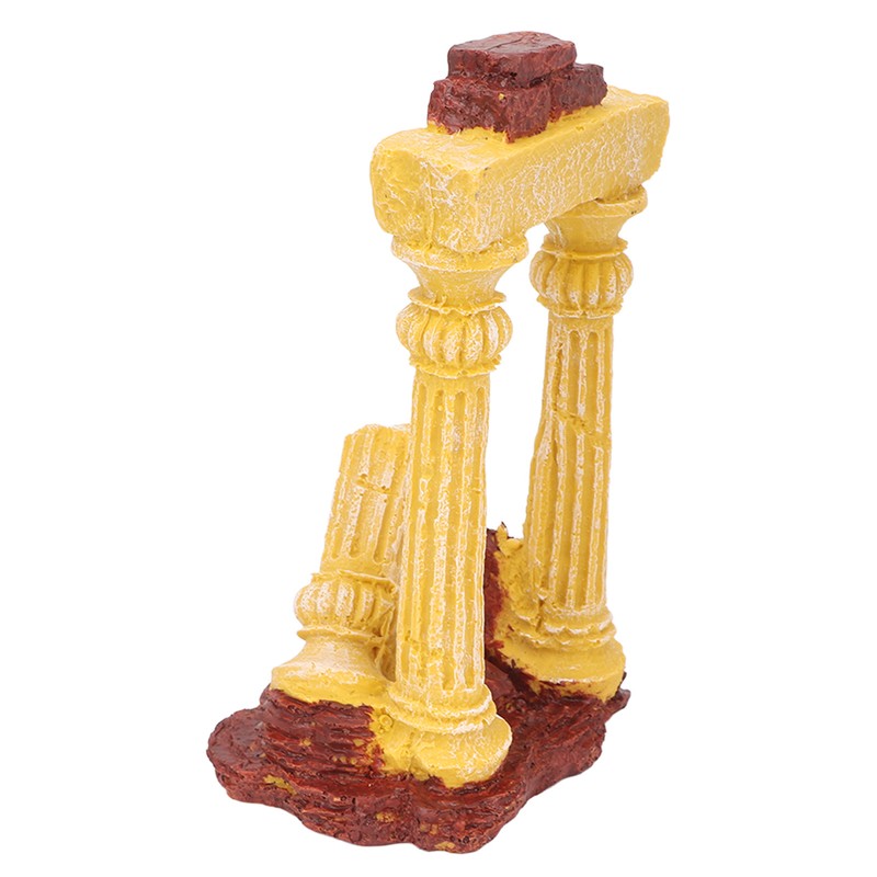 Roman Column Aquarium Decoration Resin Simulation Reusable Fish Tank Landscape