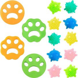 14 Pieces Clothes Epilator for Washing Machine, Anti-Hair Washing Machine, Pet Epilator for Cleaning Pet Hair