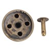 100 Sets Mushroom Rivets Stud 22mm DIY Iron Cone Spikes