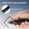 WODHMIEY Round Cable Stripper Tool, Cable Jacket Slitter Tool with
