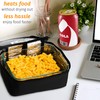 HotLogic 16801155-BLK Food Warming Tote Lunch Bag 120V with Glass